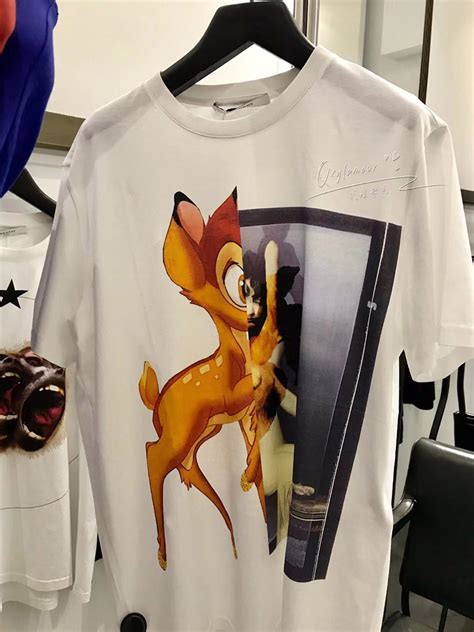 givenchy bambi tee shirt|givenchy bambi tote.